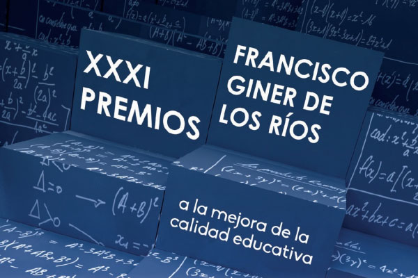 PREMIO FRANCISCO GINER DE LOS RÍOS PARA UNO DE NUESTROS PROFESORES